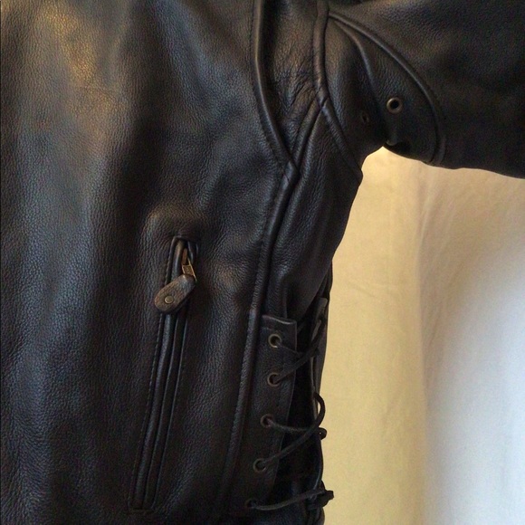 HOLIDAY SALE!!!  Brand New Heavy Duty Leather Motorcycle Jacket - Picture 6 of 8